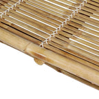 vidaXL 2-Person Sun Lounger with Cushions Bamboo Outdoor Sun Bed Garden Daybed Garden Lounger Sunbed Furniture Outdoor Sunlounger Set