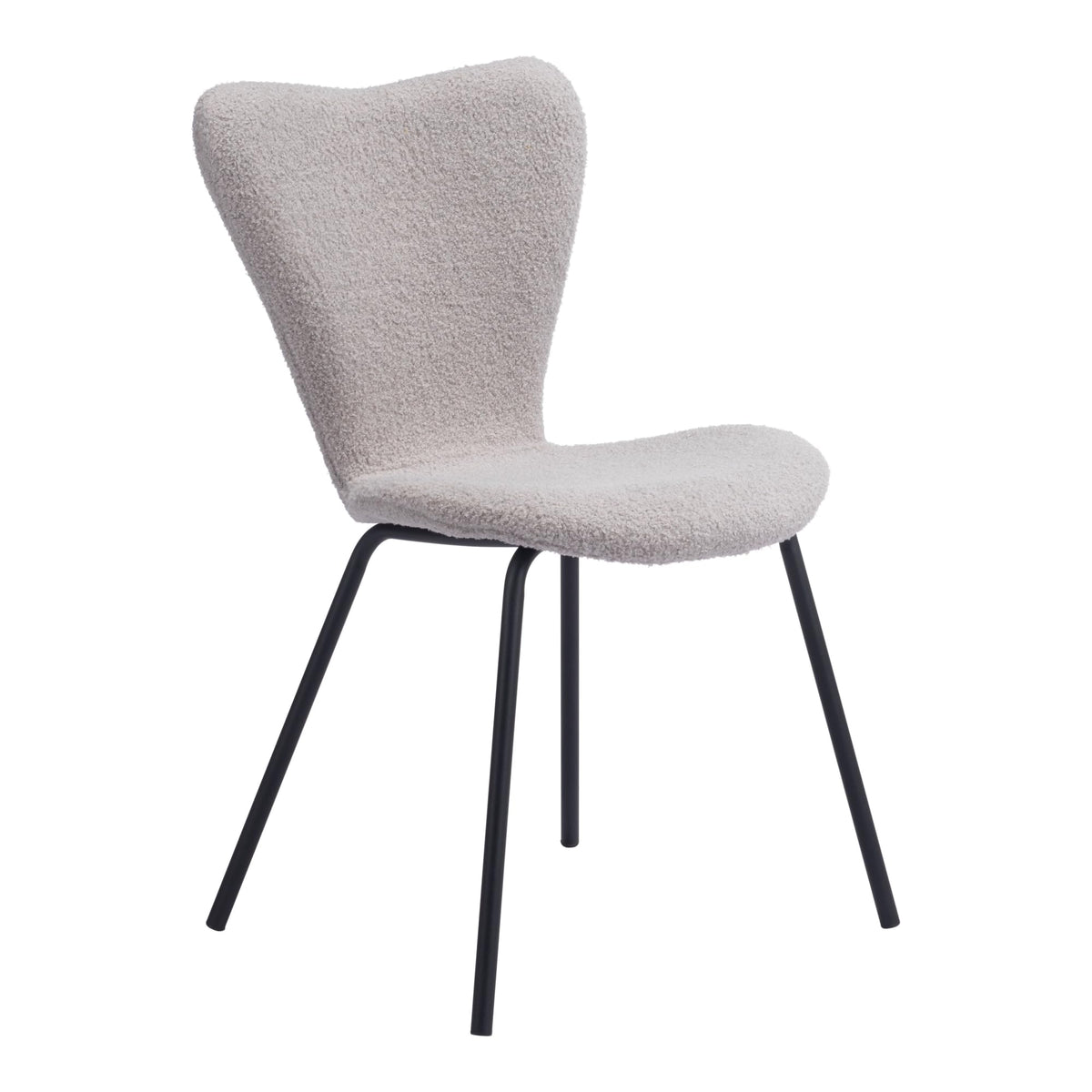 Zuo Thibideaux Dining Chair Light Gray