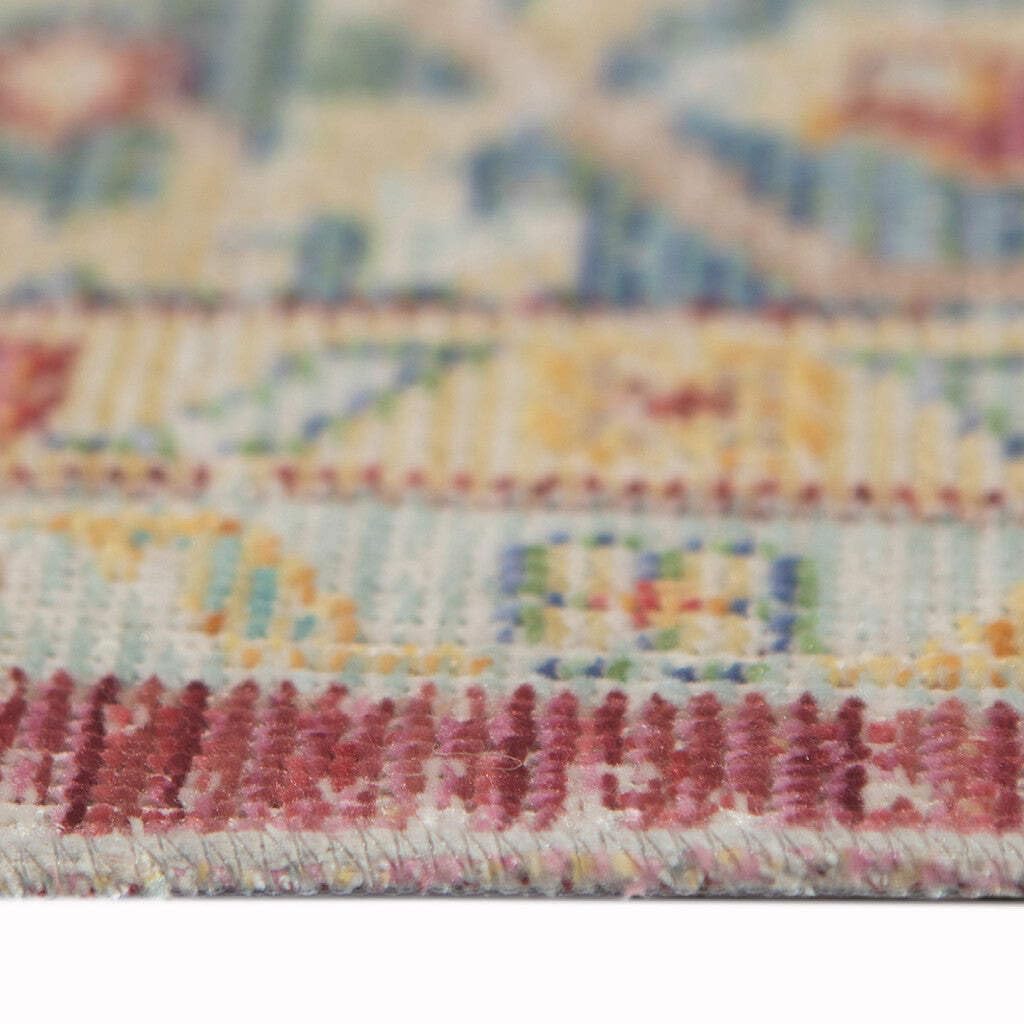 HomeRoots 532014 8 x 10 ft. Red Medallion Power Loom Rectangle Area Rug
