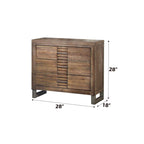 Acme Furniture Andria Nightstand In Reclaimed Oak