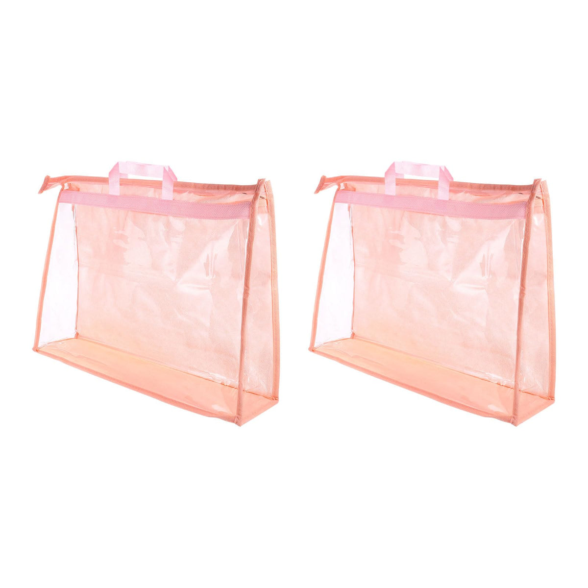 PATIKIL Handbag Dust Bags, 2 Pack Clear Purse Storage Organizer XXL Size PVC Dustproof Handbag Cover Transparent Purse Protector