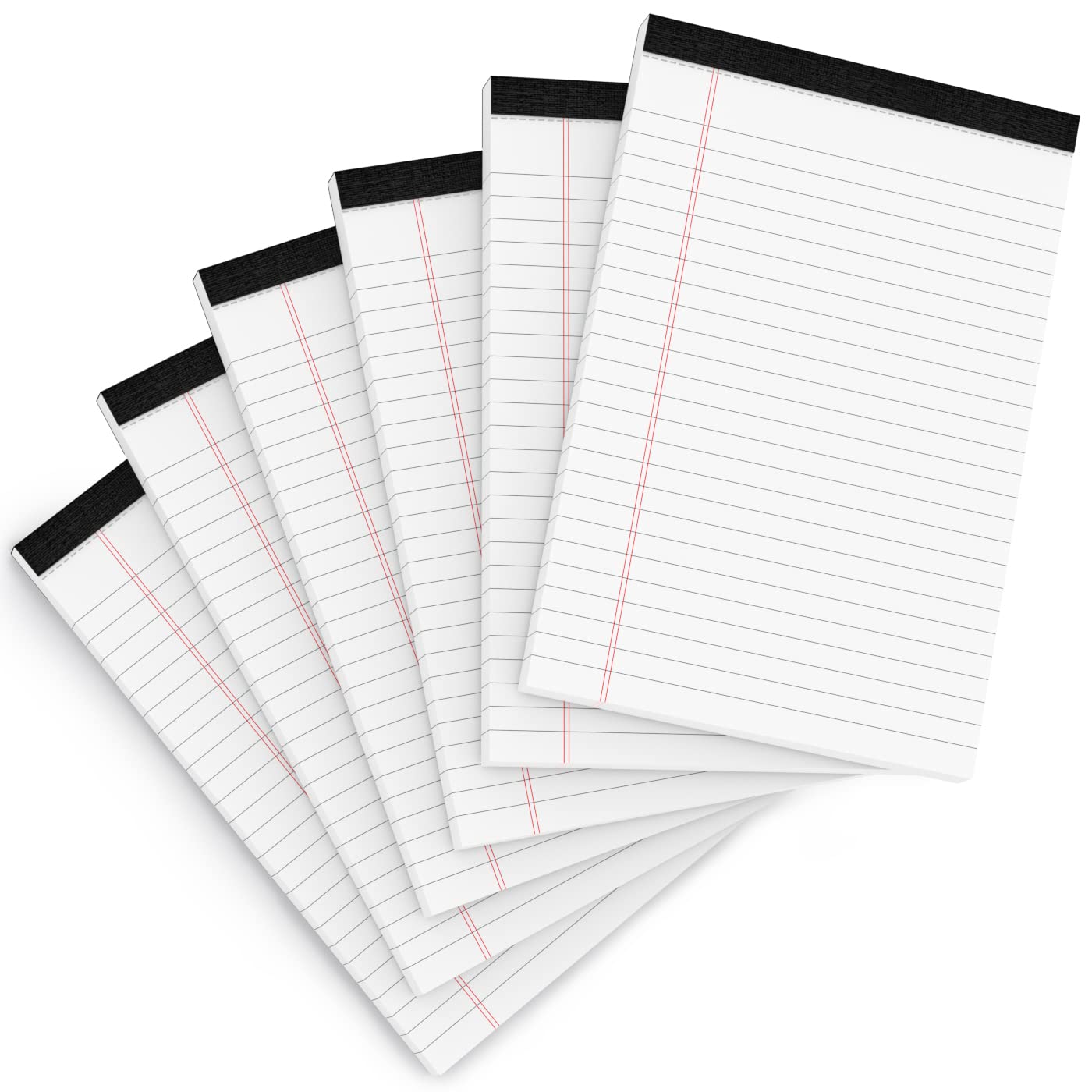 Legal Pads 5X8 Inch Writing Pads For Office Note Pads 5X8 For Work 80 Gsm Paper College Ruled Legal Pad To Do List Notepad 30 Sh