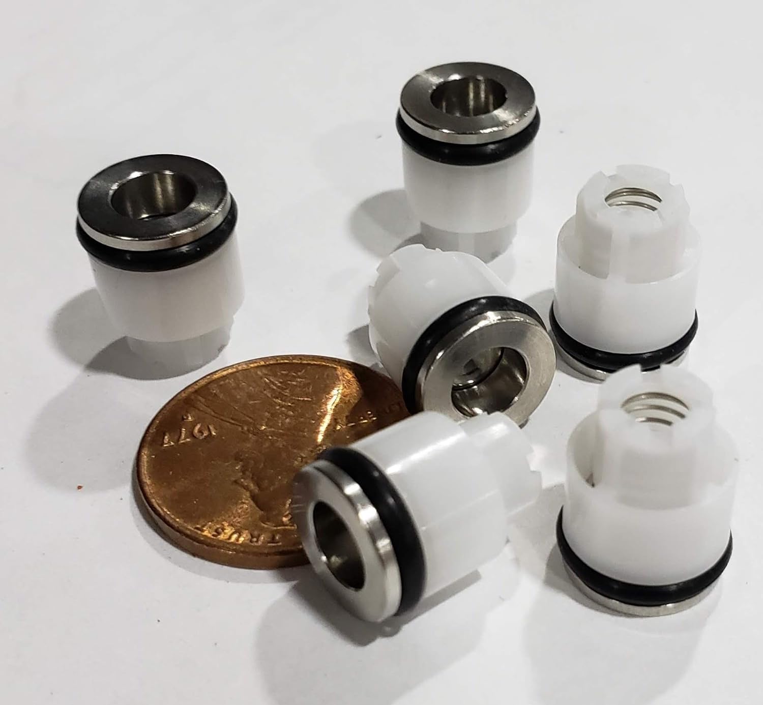 Ar Annovi Reverberi Replacement Valve Kit 6 Pack, Ar42499, Black