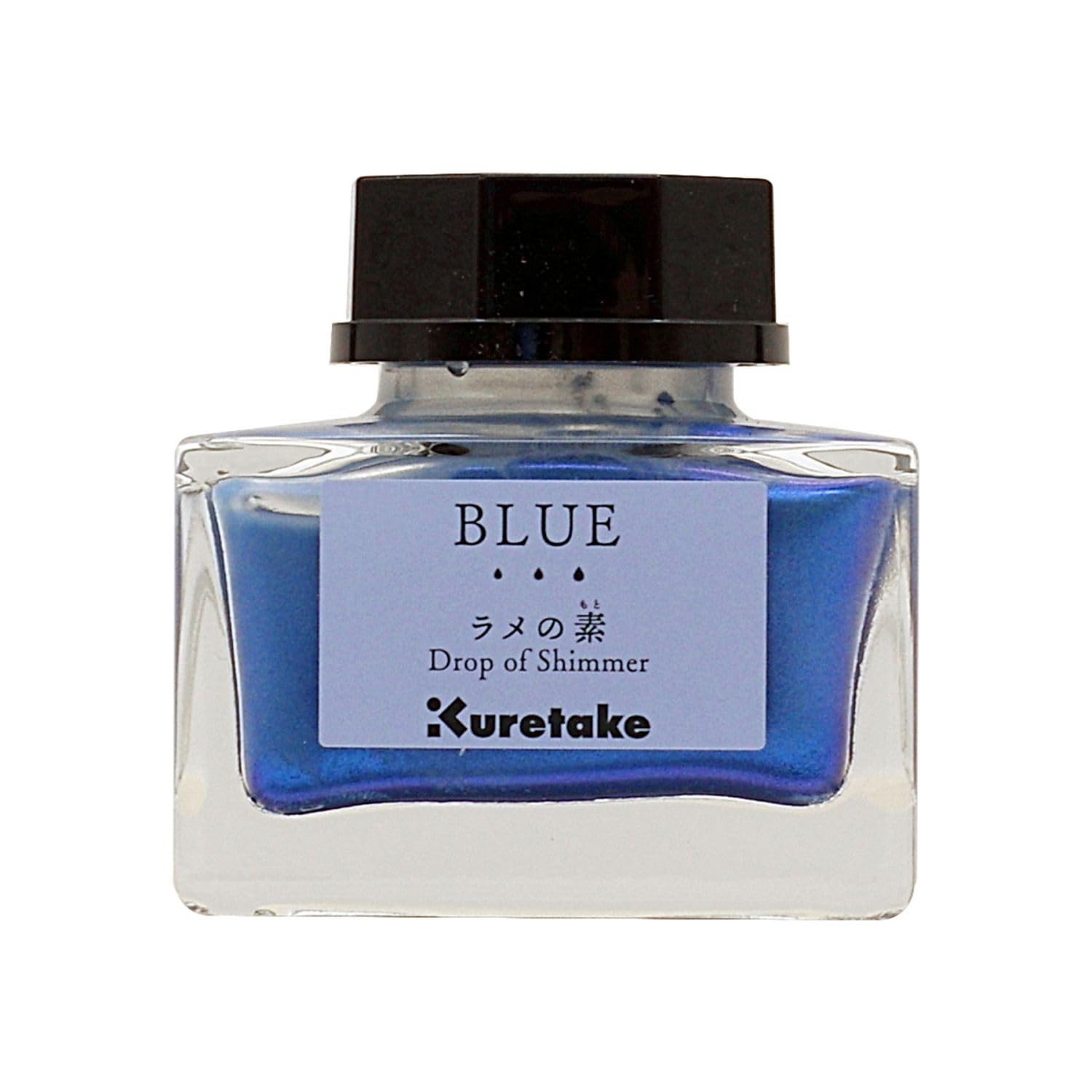 Kuretake Ecf163-030 Ink - Cafe Glitter Base Blue