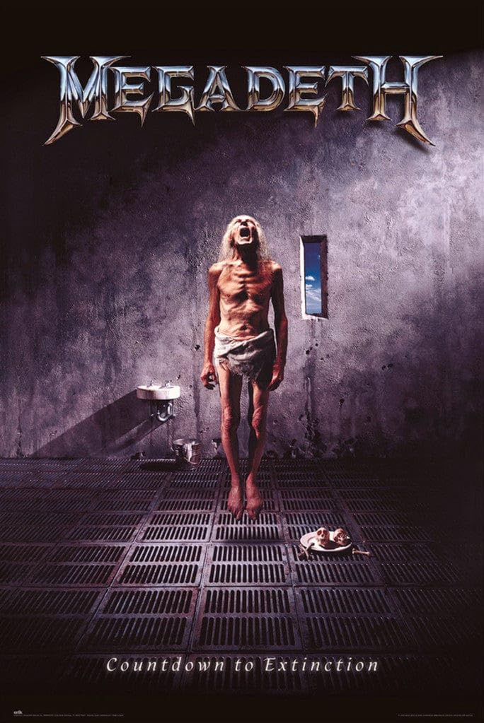 Megadeth - Music Poster (Album Cover: Countdown To Exctinction) (Size: 24 x 36)