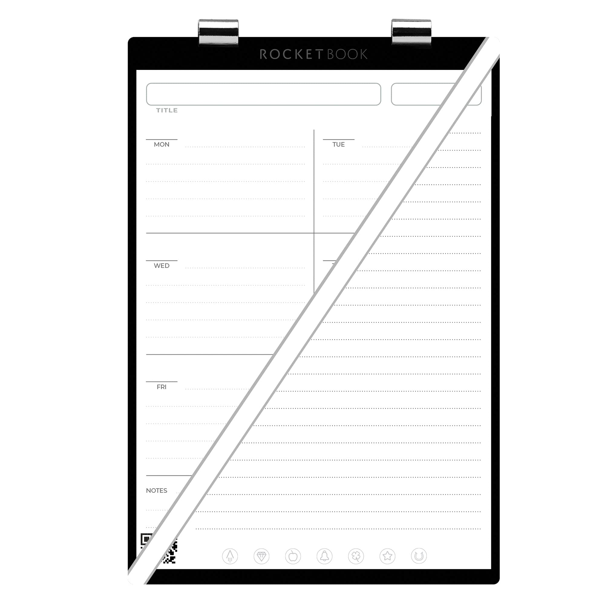 Rocketbook Orbit Executive Page Pack - Smart Reusable Legal Pad - Weekly Planner