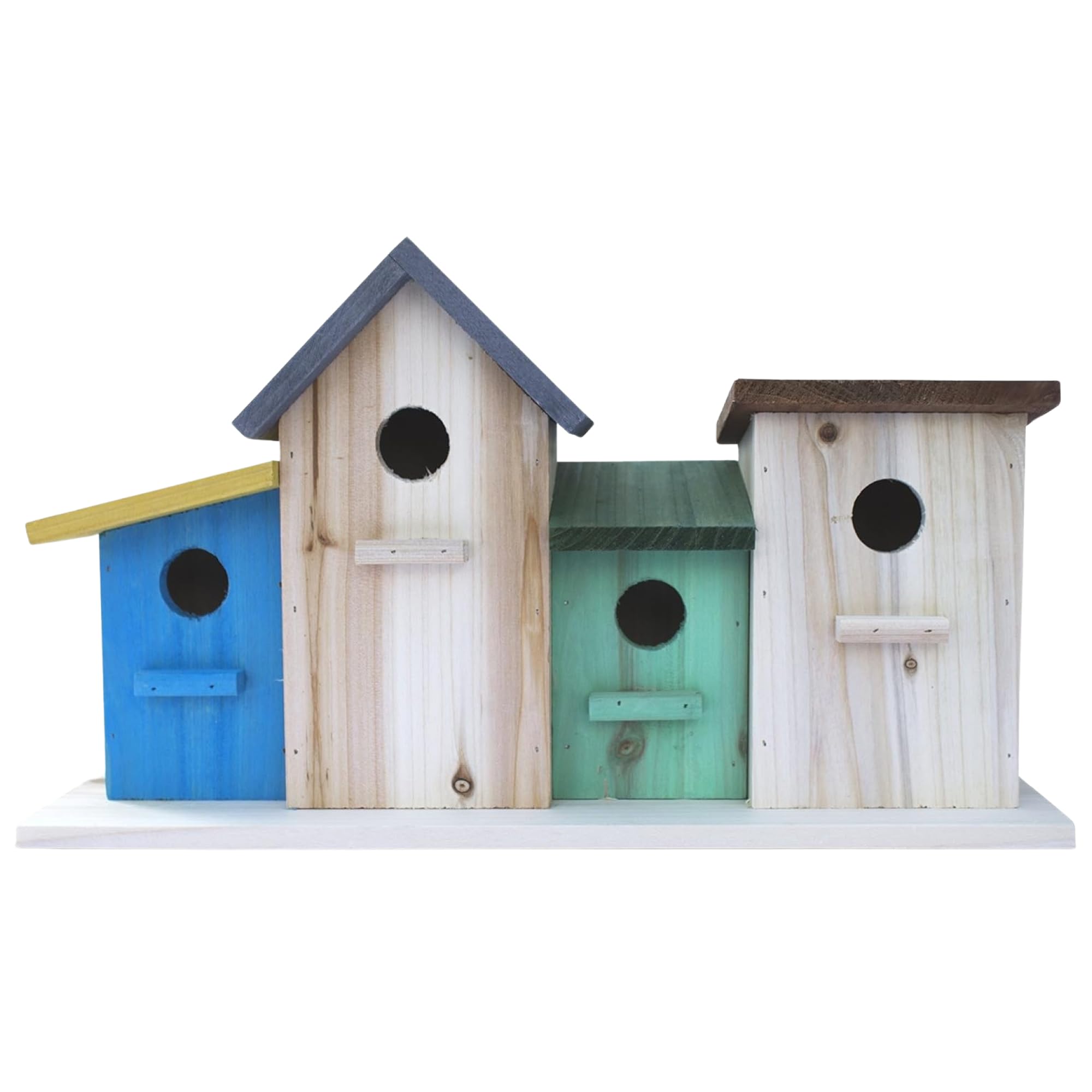 23 Bees 4 Hole Bird House For Outside/Indoors/Hanging, Kits For Children & Adults, Decorative Birdhouse &Home Decoration, Outdoo