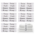 Zjdbset 20 Pieces Bed Sheet Organizer Bands Bed Sheet Keepers Closet Organization Elastic Linen Labels For Bed Sheet Sets(Queen,