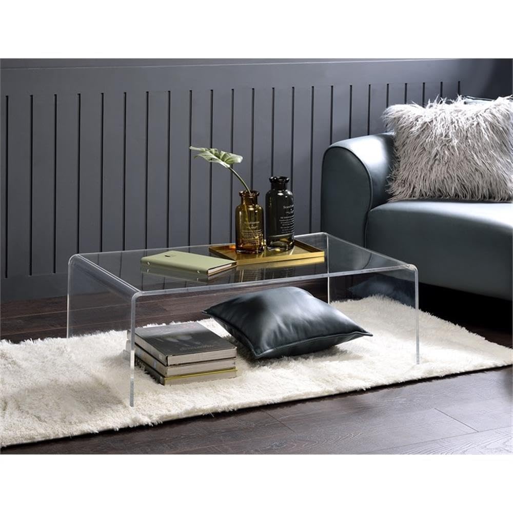 Progressive Furniture Acrylic Cocktail Table-Small, Clear