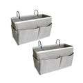 Someteth Bedside Caddy, Bedside Hanging Storage Organizer for College Dorm Bed, Bunk and Hospital Beds, Can be Placed Magazine, 