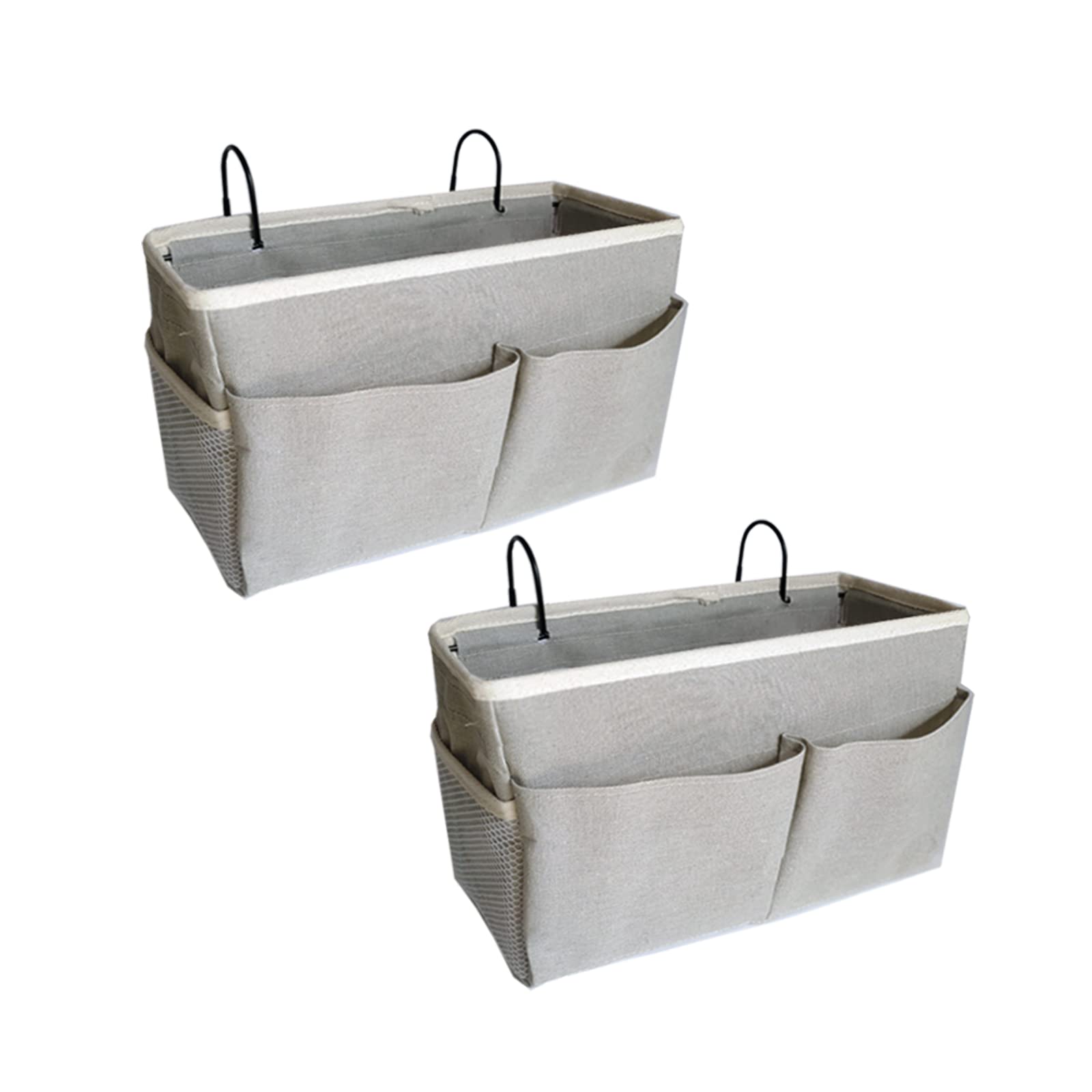 Someteth Bedside Caddy, Bedside Hanging Storage Organizer for College Dorm Bed, Bunk and Hospital Beds, Can be Placed Magazine, 