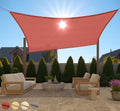 Gorilla Grip Heavy Duty Sun Shade, Uv Protection Fade Tear And Rust Resistant Rectangle Sunshade Canopy, Curved Edges Blocks Sunlight, Breathable Sail, Outdoor Patio, Lawn Garden, 8X10 Ft Terra