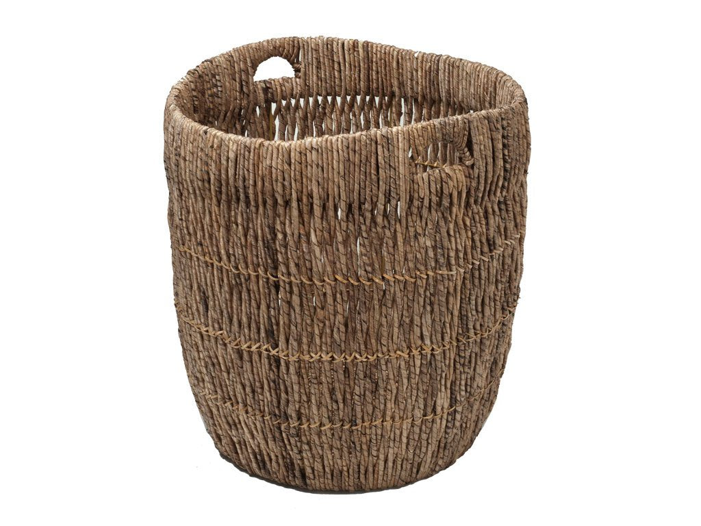 Kouboo 1080002 Madras Planter Basket, Large, Dark Brown