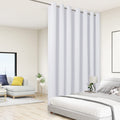 Bonzer Extra Wide Room Divider Curtain Screen Partitions Total Privacy Wall Blackout Curtains For Shared Room, 96L X 150W Inch (