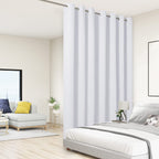 Bonzer Extra Wide Room Divider Curtain Screen Partitions Total Privacy Wall Blackout Curtains For Shared Room, 96L X 150W Inch (