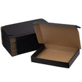 Sodissa 13X10X2 Inches Shipping Boxes Pack Of 25, Packaging Corrugated Cardboard Mailer Boxes For Small Bussiness, Black