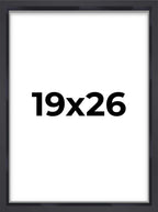 19x26 Shadow Box Frame Contemporary Black | 1'' Depth of Usable Space| Interior Size 19x26 or 26x19 Inches| UV Resistant Acrylic