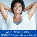 Bcozzy Neck Brace Pillow - Patented Relief For Neck Pain And Supportive Sleep-Soft, Washable, And Adjustable For Comfortable Res