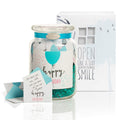 KindNotes Glass Keepsake Gift Jar with INSPIRATIONAL Messages - Birthday Balloon Simple Birthday