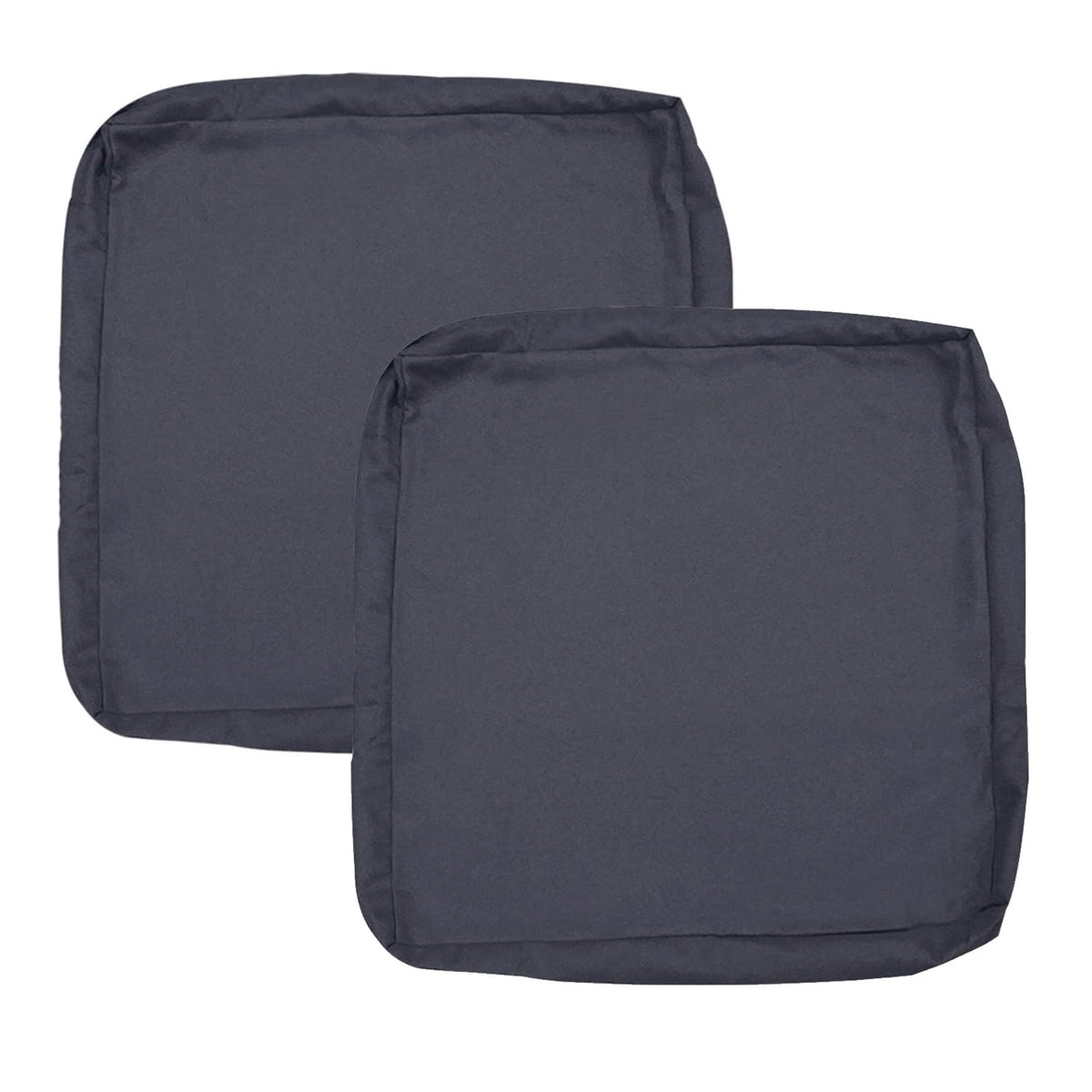 Oslimea Outdoor Patio Cushion Covers Replacement 24X24X4 Inch 2Pack Patio Furniture Cushion Seat Cover Waterproof Washable Sofa