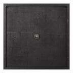 Square Distressed Wood And Metal Wall Clock With Vintage Touch