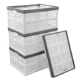 Uumitty 30 L Collapsible Storage Baskets, 4Pack Folding Crate Bins