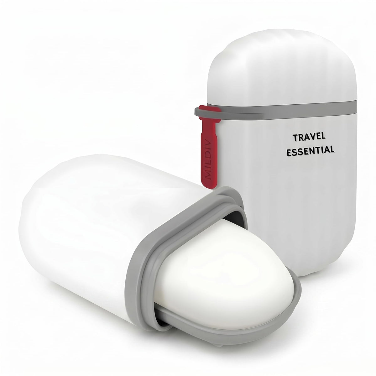 MILDIV Portable Travel Soap Container with Lid  LeakProof Soap Box Case Holder for Bathroom, Camping, Hiking & Travel Use, Pac