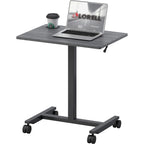Lorell Height-Adjustable Mobile Desk