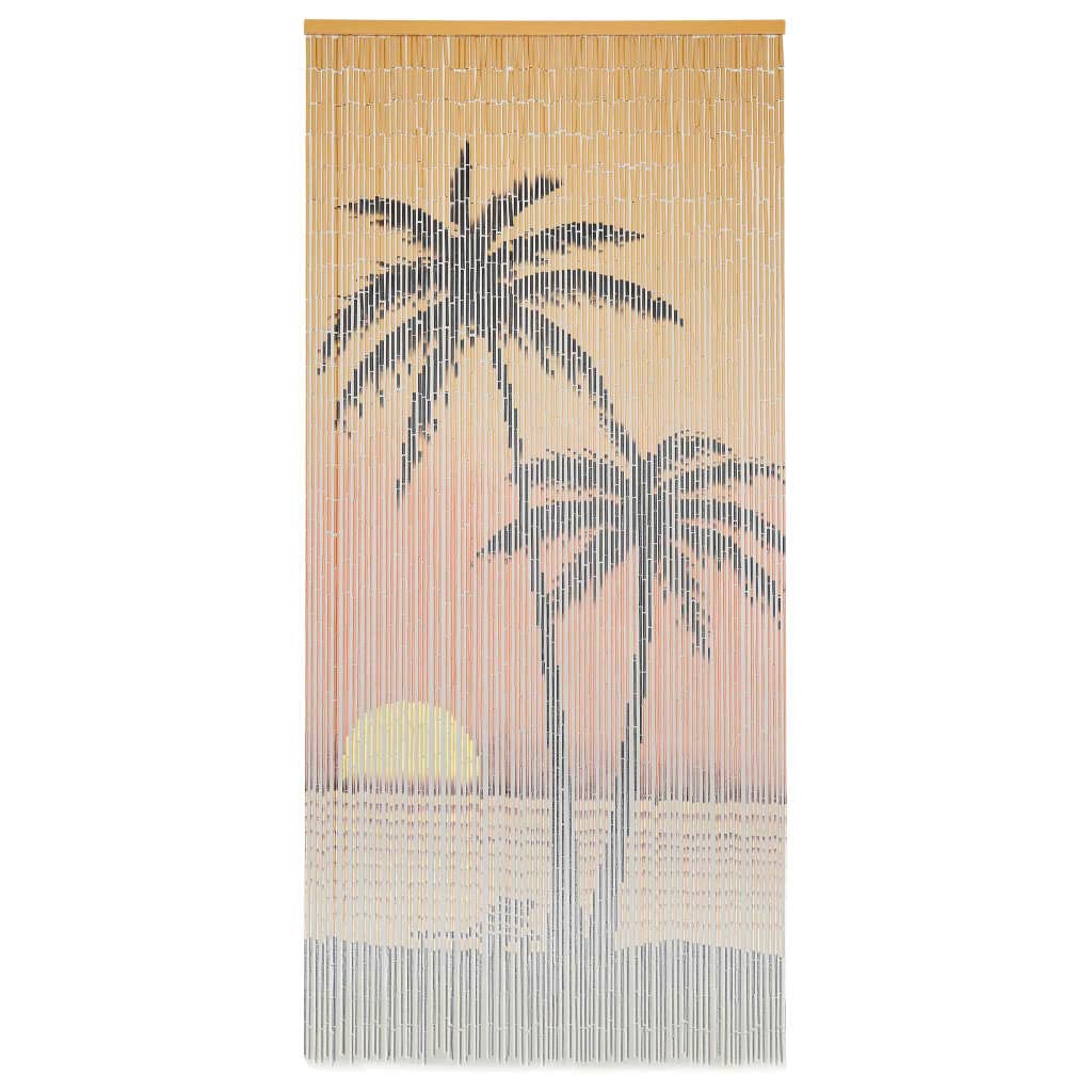 vidaXL Insect Door Curtain Bamboo 35.4&quot;x78.7&quot;