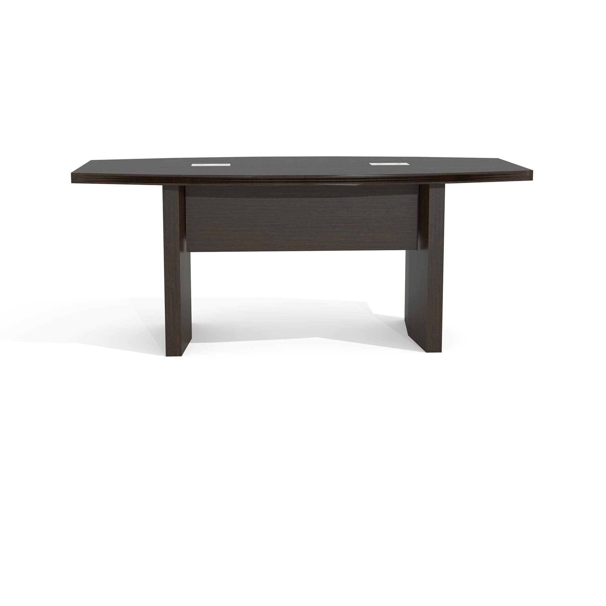 Mayline Aberdeen 6' Boat Shape Conference Table, Mocha Tf
