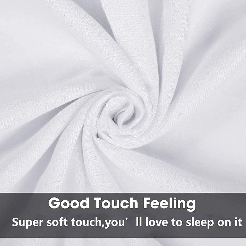 Leisureweek Premium White Pillowcases 12 Pack, Standard Queen Size, Soft Brushed 1800 Thread Count Microfiber, Allergies Free, W