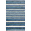 Alora Decor Rivera 8'9" X 11'9" Stripe Blue/Ivory Hand-Tufted Area Rug