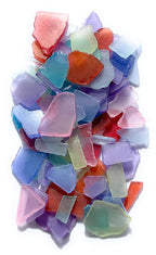 Sea Glass -11Oz Assorted Mix Tumbled Sea Glass Decor - Bulk Sea Glass - Sea Glass For Crafts - Glass Pieces For Crafts - Beach G