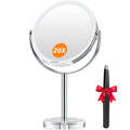Auxmir 20X Magnifying Makeup Mirror, Double Sided 1X/20X Magnifying Mirror, Tabletop Magnified Vanity Mirror with Magnification,