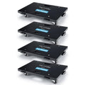 Nellyke Furniture Dolly, 4 Pack Dollies with Wheels,16 X10 Small Flat Dolly with 500LBS Large Capacity, Furniture Movers wit