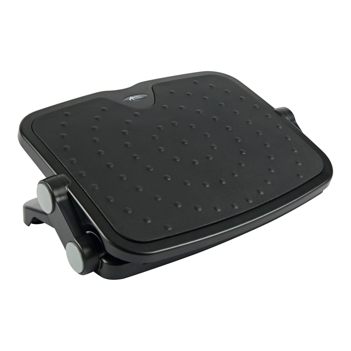 Alera Alefs112 14 In. W X 19.63 In. D X 3.75 In. To 7.5 In. H Soft Cushioned Ergonomic Footrest - Black