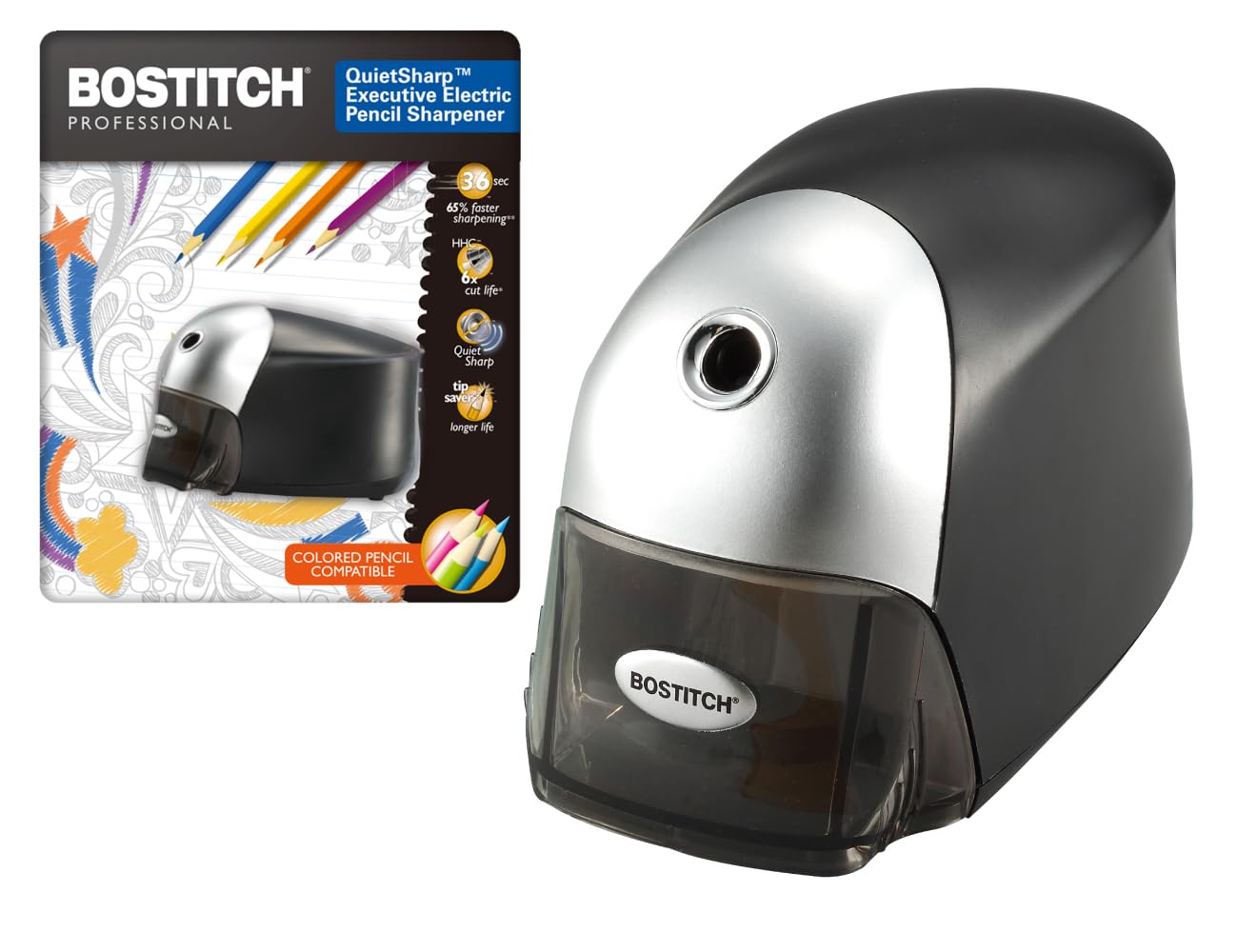 Bostitch Quietsharp Executive Electric Pencil Sharpener (Eps8Hd-Pdq)