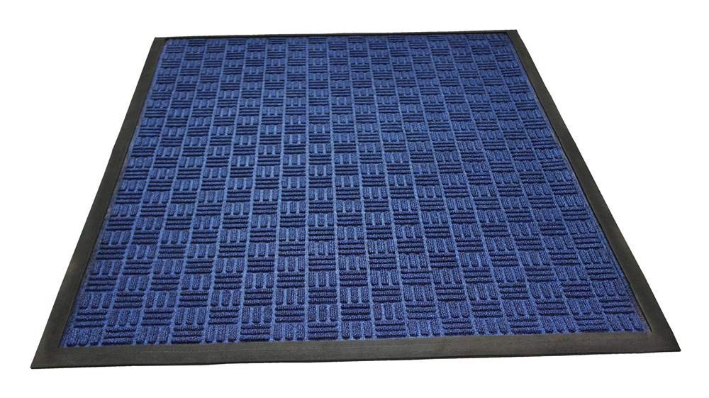 Floortex Doortex Rib Mat Heavy-Duty Indoor/Outdoor Entrance Mat, 48&quot; x 72&quot;, Blue (Model: FR412180FPRBL)