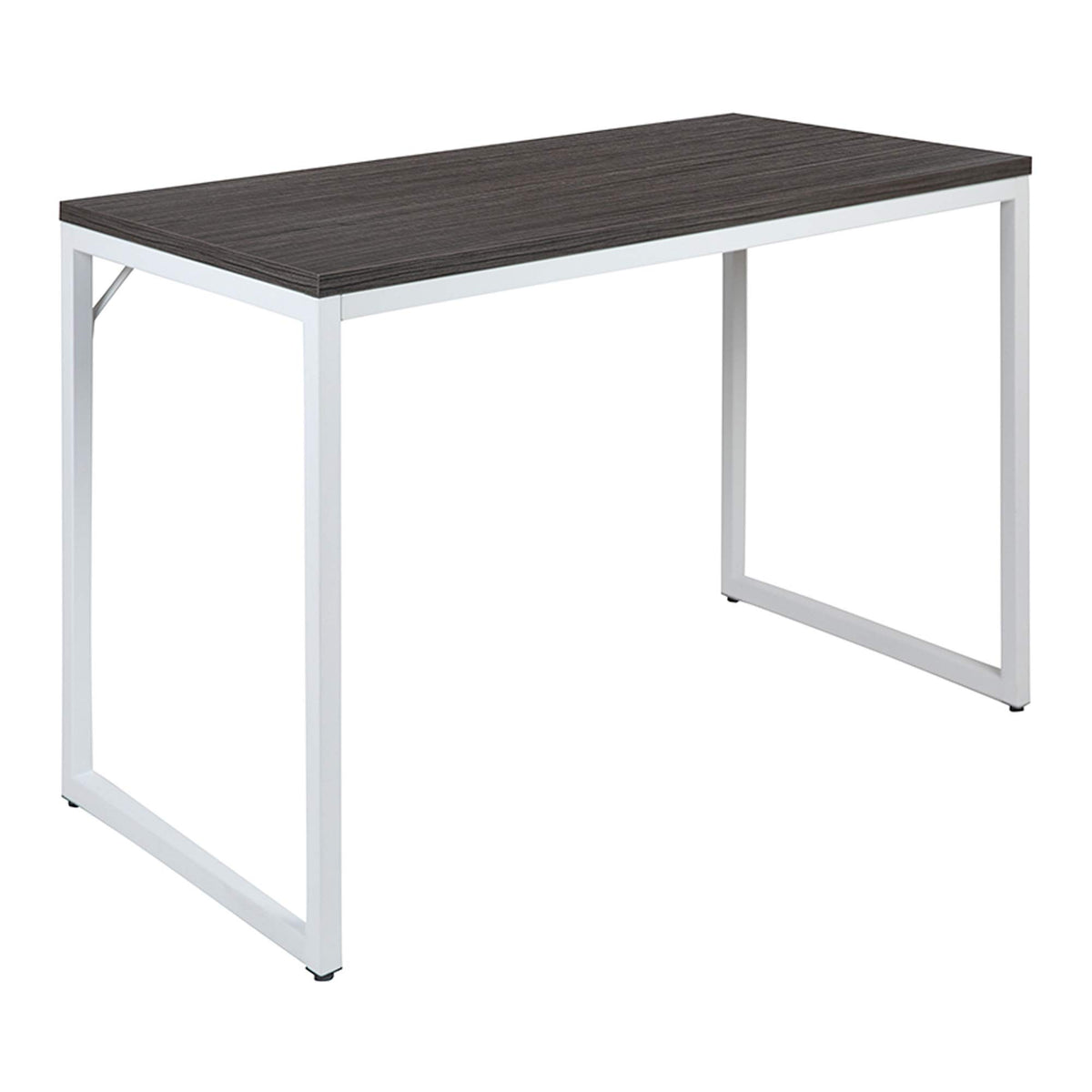 Flash Furniture Kimberly Tiverton Industrial Modern Desk-Rustic Gray/White Commercial Grade Computer Desk-47&quot; Sturdy Home Office Desk-Writing Desk