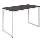 Flash Furniture Kimberly Tiverton Industrial Modern Desk-Rustic Gray/White Commercial Grade Computer Desk-47" Sturdy Home Office Desk-Writing Desk