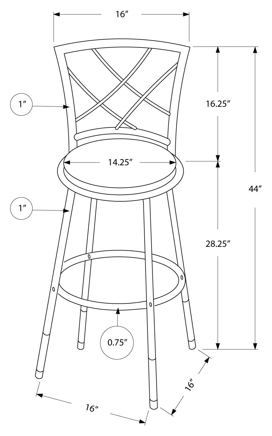I 2375 Barstool Set Of 2