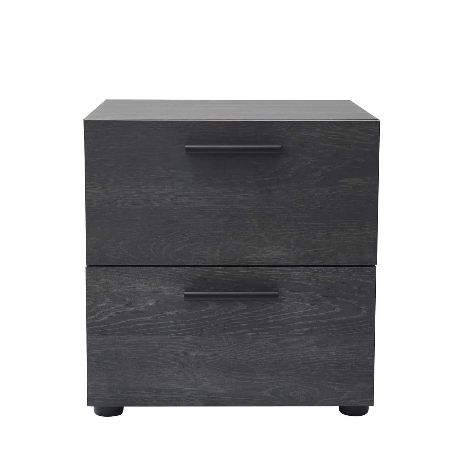 Nestl Night Stand, 2-Drawer Bedside Table for Bedroom Storage, Bedroom Essentials, Wooden Nightstand, Living Room Side Table, Wo