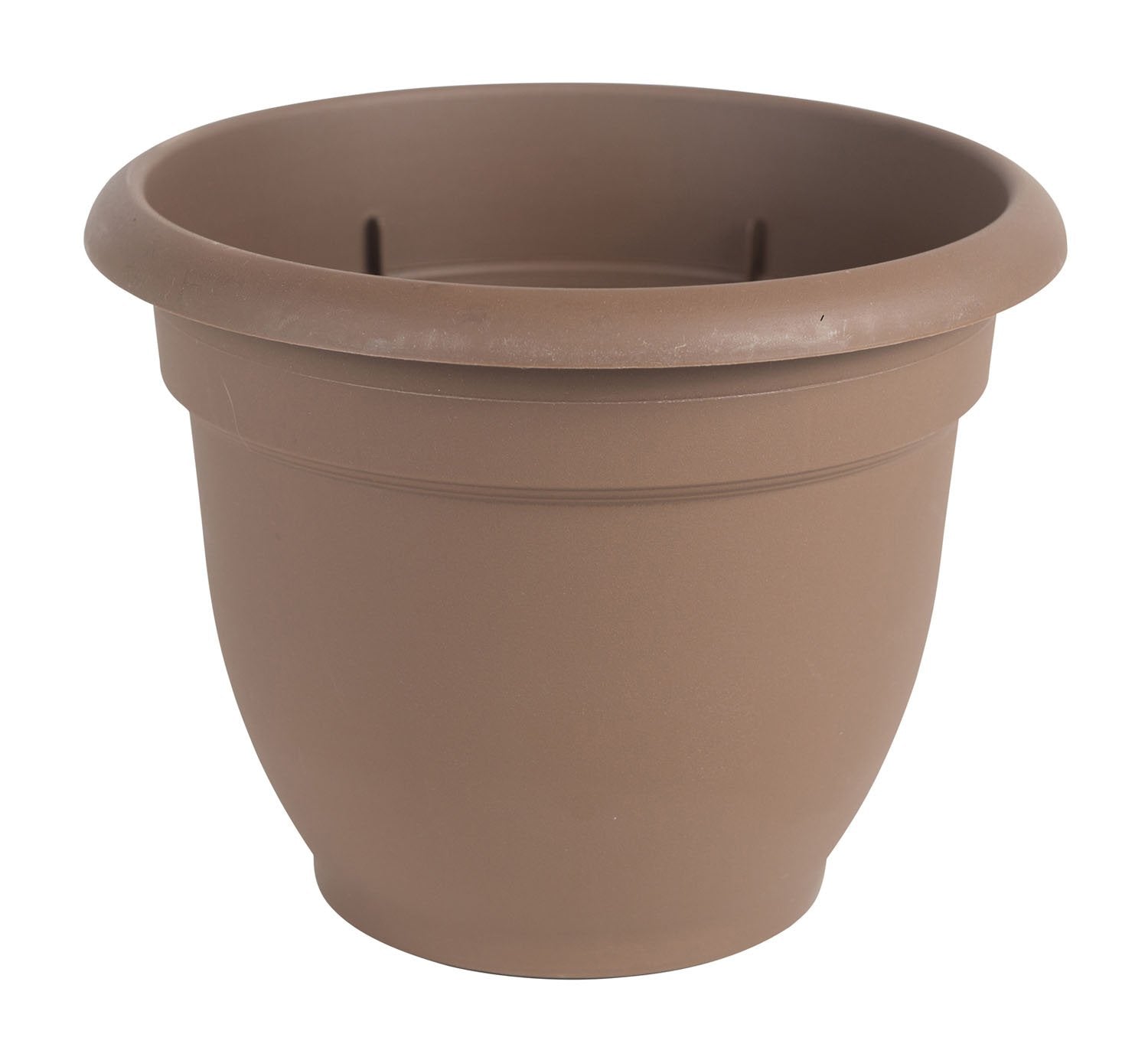 Bloem Ariana Planter With Self Watering Grid - 12' - Chocolate