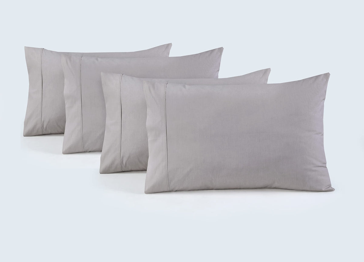 Shandreamz -100% Cotton Percale Pillowcases, Pack Of 6 Pillow Cases, Shade Resistant Pillow Covers, Bulk Pillowcase Set, Durable