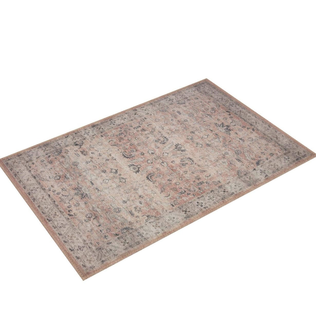 Loloi Ii Hathaway Collection Hth-06 Blush / Multi 2'-3'' X 3'-9'', .25'' Thick, Accent Rug, Soft, Durable, Printed, Modern, Low