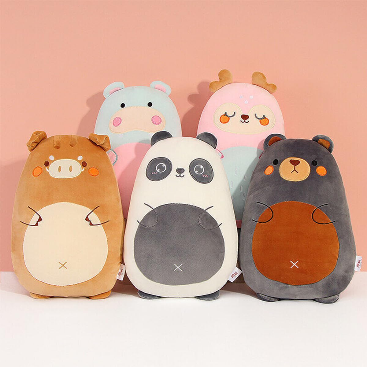 Kekeso Panda Plush Hugging Pillow Cute Stuffed Animal Plush Toy Throw Pillow Soft Cartoon Plushie Sleeping Pillow For Kids (Pand