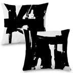 Supwhd Black And White Pillow Covers, Black And White Pillows Cover 24X24, Black And White Throw Pillows Cover Set Of 2, Black A