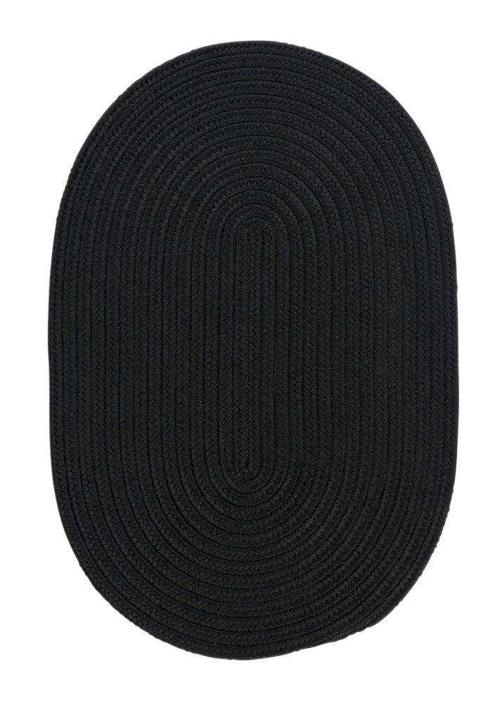 Boca Raton Black Rug Rug Size: Round 9'