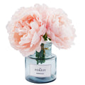 Tinsow Artificial Peony for Home Decoration, 5 Pcs Faux Peonies with Stems, Silk Flowers Bouquet for Wedding Decoration and Flow