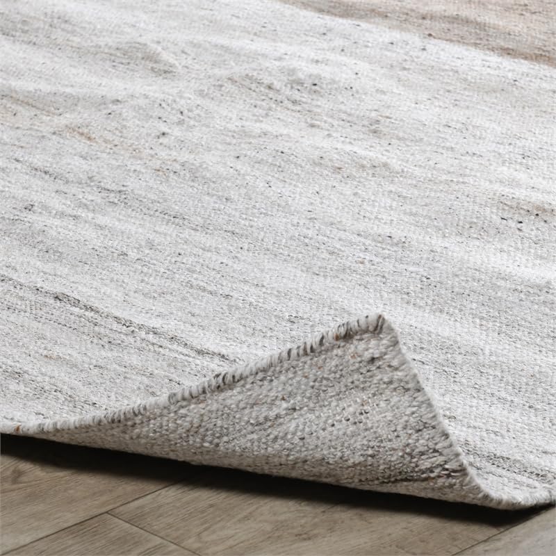 Kosas Home Opal Beach 30 X 96 Striped Ombre Polyester Fabric Area Rug In Sand